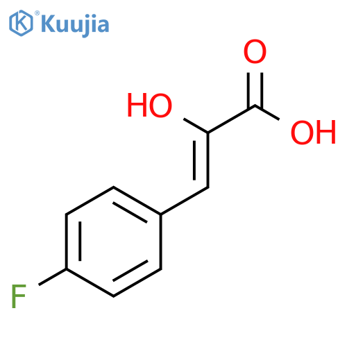 2-Propenoic acid, 3-(4-fluorophenyl)-2-hydroxy-, (2Z)- structure