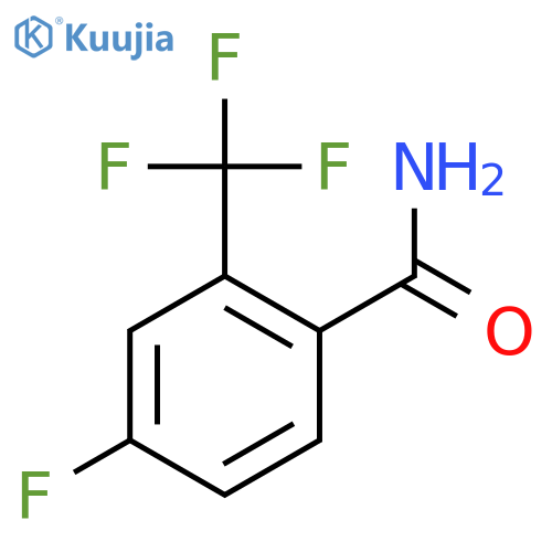 4-fluoro-2-(trifluoromethyl)benzamide structure