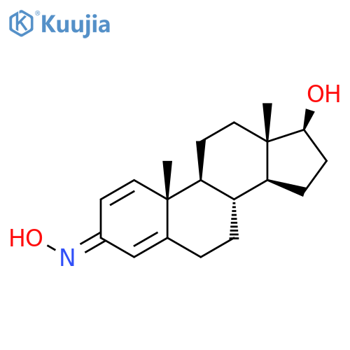 Androsta-1,4-dien-3-one, 17-hydroxy-, oxime, (17b)- structure