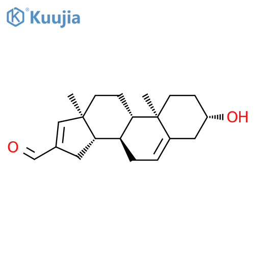 Androsta-5,16-diene-16-carboxaldehyde, 3-hydroxy-, (3b)- structure