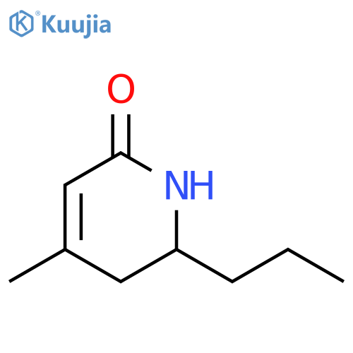 2(1H)-Pyridinone, 5,6-dihydro-4-methyl-6-propyl- structure