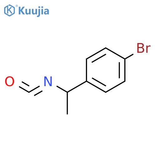 1-Bromo-4-(1-isocyanatoethyl)benzene structure