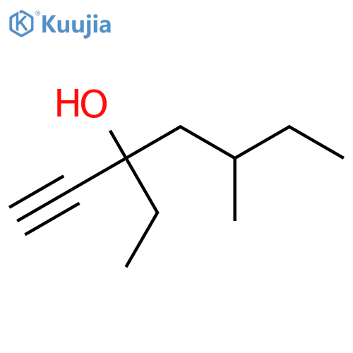 3-Ethyl-5-methyl-1-heptyn-3-ol structure