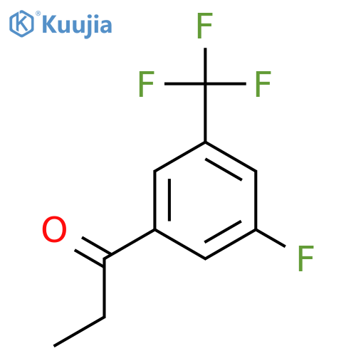 3'-Fluoro-5'-(trifluoromethyl)propiophenone structure