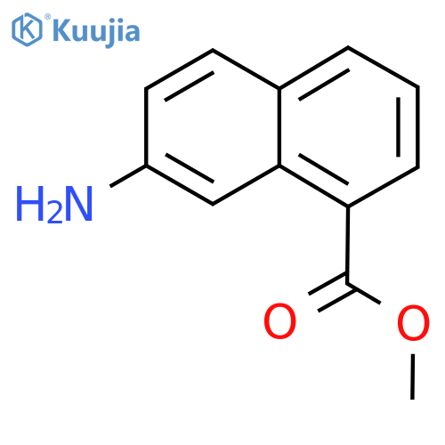 Methyl 2-aminonaphthalene-8-carboxylate structure