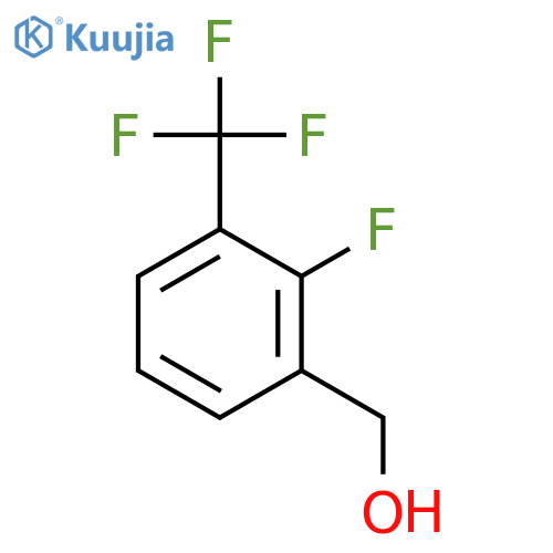 [2-fluoro-3-(trifluoromethyl)phenyl]methanol structure