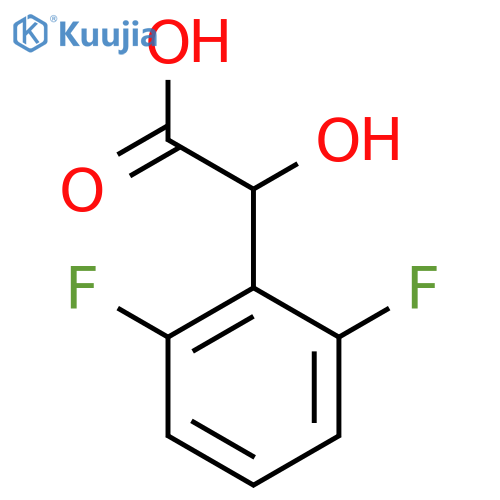 2,6-difluoromandelic acid structure