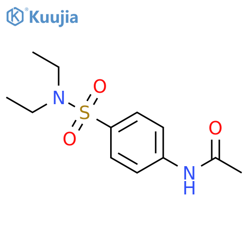 Acetamide,N-[4-[(diethylamino)sulfonyl]phenyl]- structure