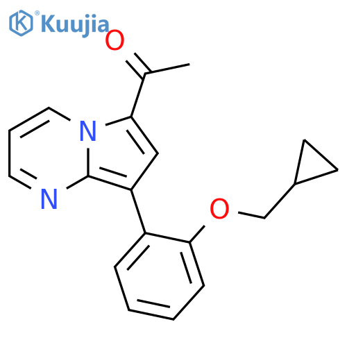 1-(8-(2-(Cyclopropylmethoxy)phenyl)pyrrolo[1,2-a]pyrimidin-6-yl)ethanone structure