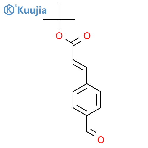 tert-butyl (2E)-3-(4-formylphenyl)prop-2-enoate structure