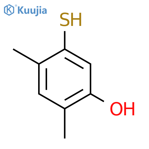 2,4-Dimethyl-5-mercaptophenol structure