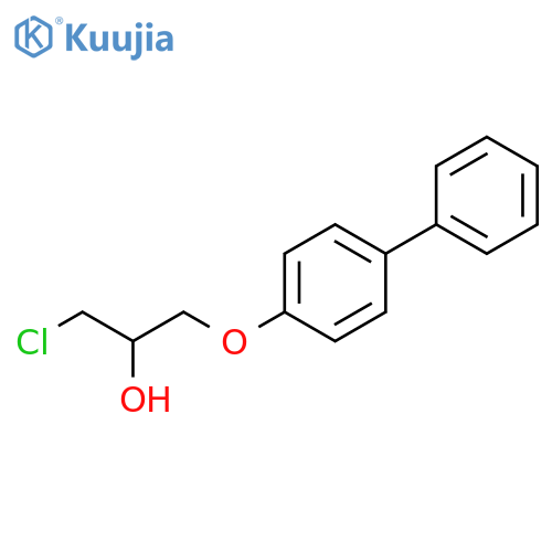 2-Propanol, 1-([1,1'-biphenyl]-4-yloxy)-3-chloro- structure
