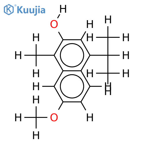2-hydroxy-7-methoxycadalene structure