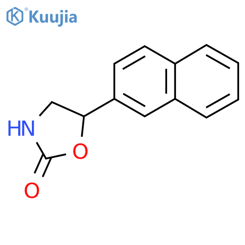 5-(naphthalen-2-yl)-1,3-oxazolidin-2-one structure