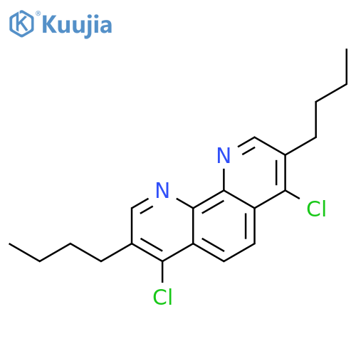 1,10-Phenanthroline, 3,8-dibutyl-4,7-dichloro- structure