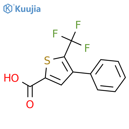 4-Phenyl-5-(Trifluoromethyl)Thiophene-2-Carboxylic Acid structure