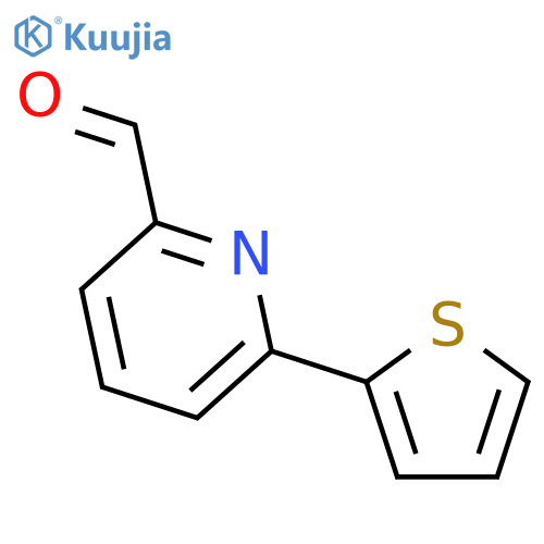 6-(2-Thienyl)-2-pyridinecarboxaldehyde structure