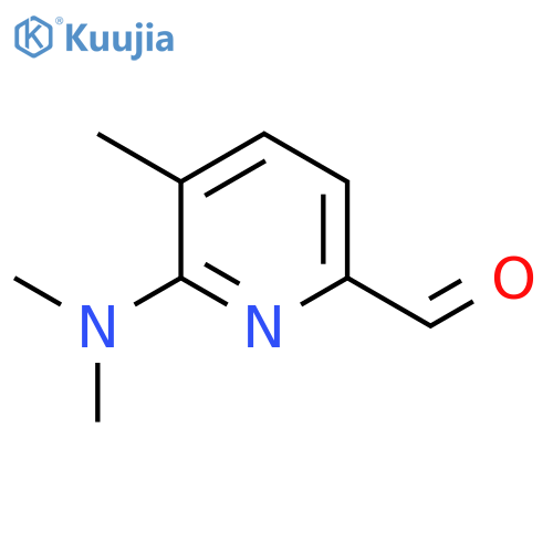 5-Methyl-6-(dimethylamino)-2-pyridinecarboxaldehyde structure