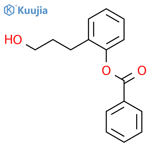 Benzenepropanol, 2-(benzoyloxy)- structure