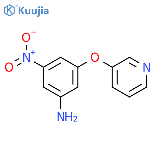 3-Nitro-5-(pyridin-3-yloxy)aniline structure