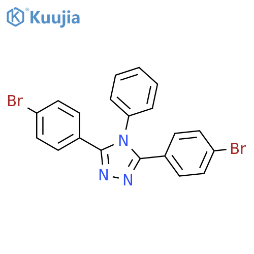 3,5-Bis(4-bromophenyl)-4-phenyl-4H-1,2,4-triazole structure
