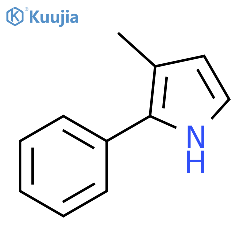 1H-Pyrrole, 3-methyl-2-phenyl- structure