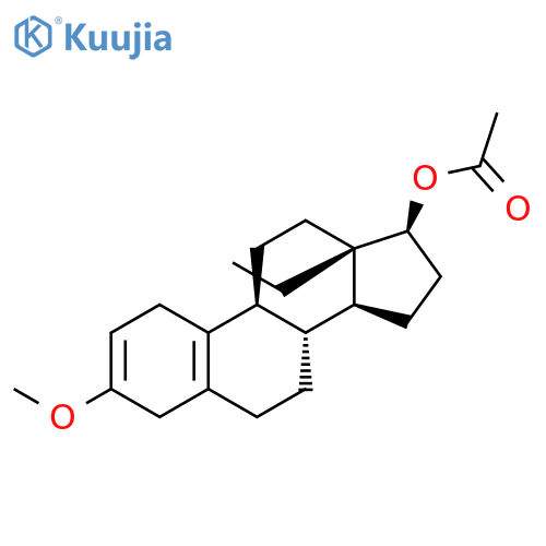 Gona-2,5(10)-dien-17-ol, 13-ethyl-3-methoxy-, acetate, (17b)-(±)- structure