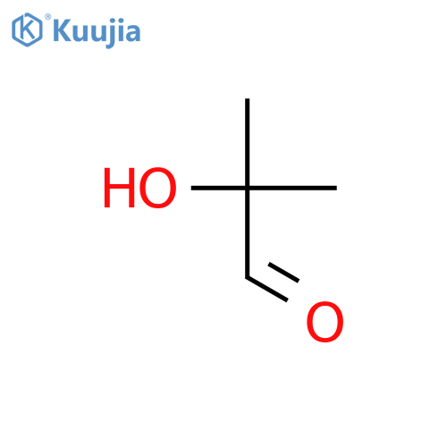 2-hydroxy-2-methylpropanal structure