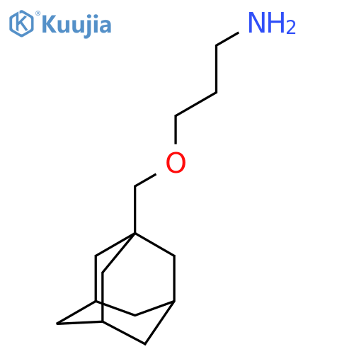 3-(adamantan-1-yl)methoxypropan-1-amine structure