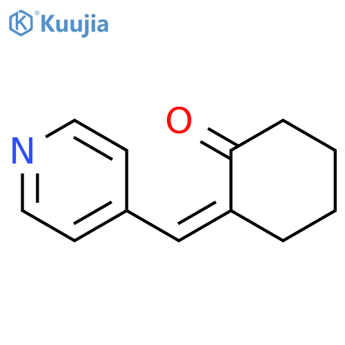 2-[(Pyridin-4-yl)methylidene]cyclohexan-1-one structure