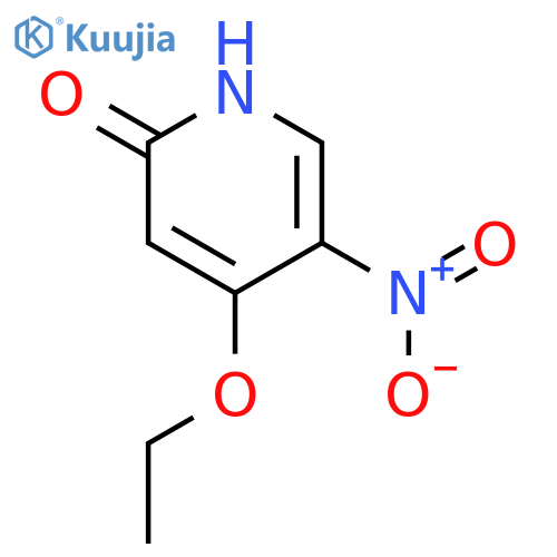 2(1H)-Pyridinone, 4-ethoxy-5-nitro- structure