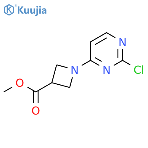 Methyl 1-(2-chloropyrimidin-4-yl)azetidine-3-carboxylate structure