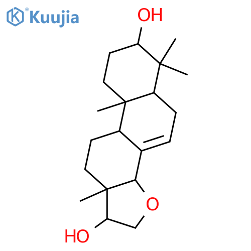 14,16-Epoxy-7-pimarene-3,15-diol; (ent-3α,14β,15α)-form structure