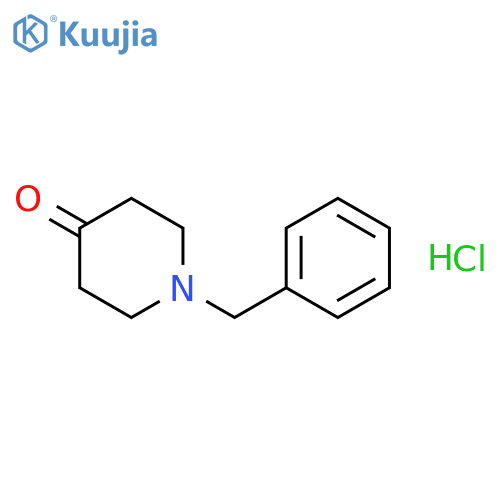 1-Benzylpiperidin-4-one hydrochloride structure