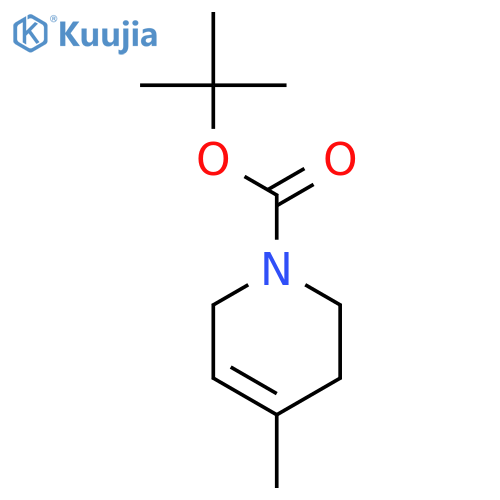 tert-butyl 4-methyl-1,2,3,6-tetrahydropyridine-1-carboxylate structure
