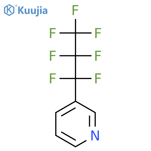 Pyridine, 3-(heptafluoropropyl)- structure
