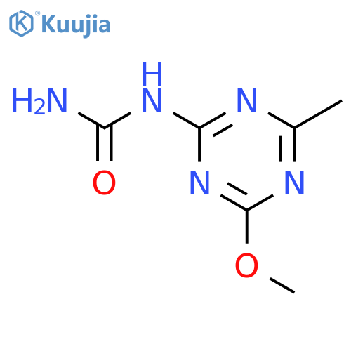 N-(4-Methoxy-6-methyl-1,3,5-triazin-2-yl)urea structure