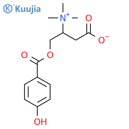 4-(4-Hydroxybenzoyl)oxy-3-(trimethylazaniumyl)butanoate structure