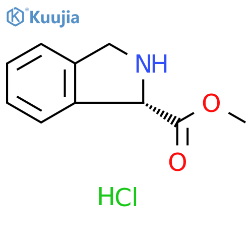 (S)-2,3-Dihydro-1H-isoindole-1-carboxylic acid methyl ester hydrochloride structure