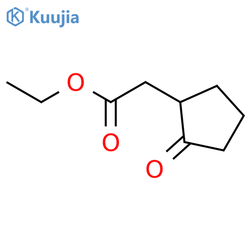 ethyl 2-(2-oxocyclopentyl)acetate structure