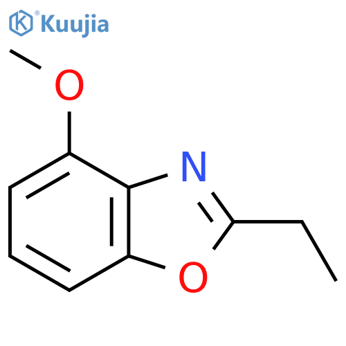 Benzoxazole, 2-ethyl-4-methoxy- structure