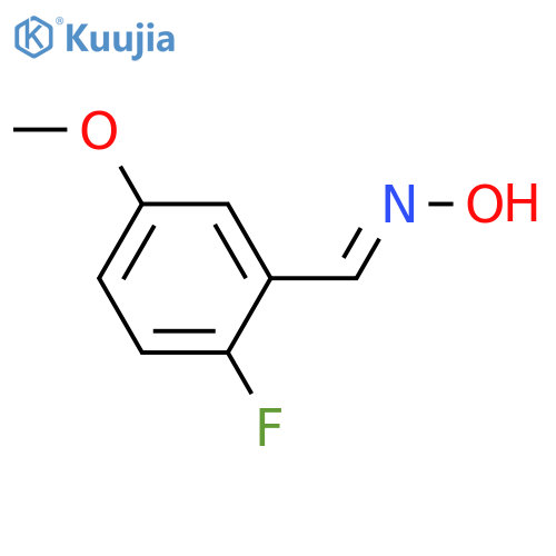 [C(E)]-2-Fluoro-5-methoxybenzaldehyde oxime structure