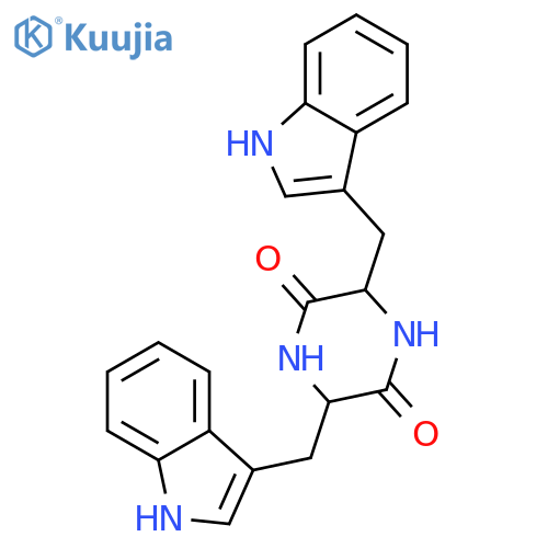 Cyclo(L-Trp-L-Trp) structure
