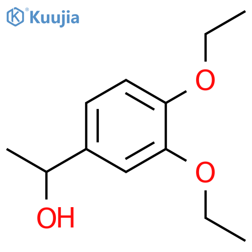 1-(3,4-diethoxyphenyl)ethan-1-ol structure