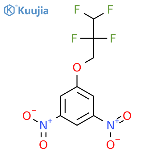 Benzene, 1,3-dinitro-5-(2,2,3,3-tetrafluoropropoxy)- structure