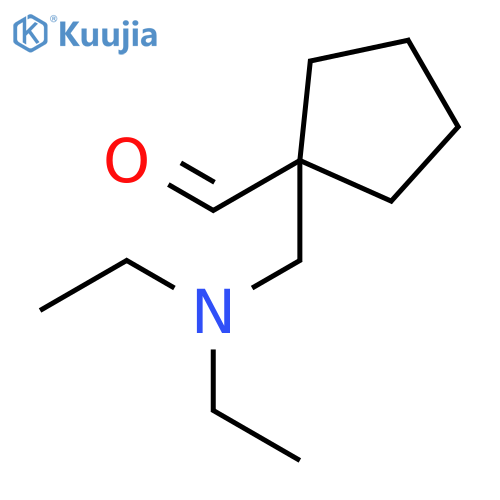 1-[(Diethylamino)methyl]cyclopentanecarboxaldehyde structure
