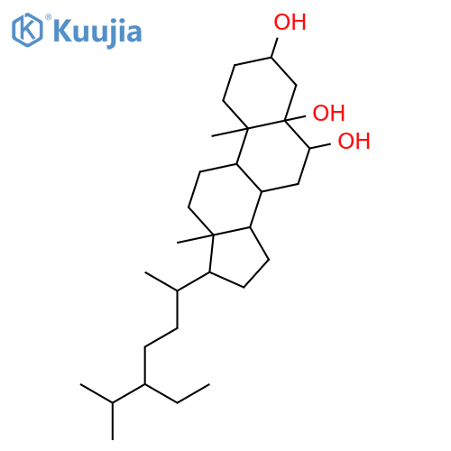 (3beta,5alpha,6beta,24R)-Stigmastane-3,5,6-triol structure