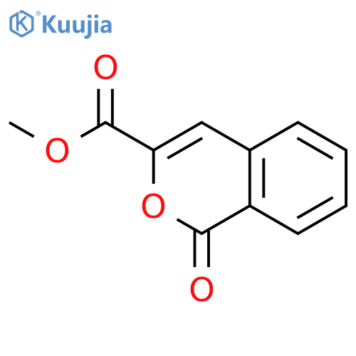 1H-2-Benzopyran-3-carboxylic acid, 1-oxo-, methyl ester structure