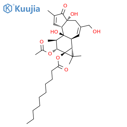 Phorbol acetate, caprate structure
