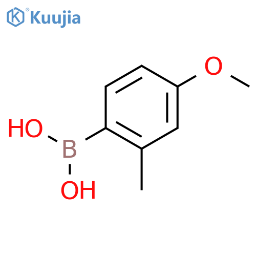 (4-methoxy-2-methylphenyl)boronic acid structure